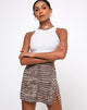 Immagine di Sheny Mini Skirt in Croc Neutral Grey