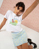 Immagine di Shrunk Tee in White Fantasy