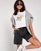 Immagine di Dad Denim Short in Black Wash