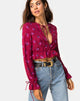 Immagine di Sibel Top in Rosa Magenta