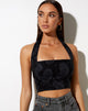 Immagine di Sisia Crop Top in Persian Night Nero