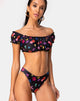 Immagine di Dita Bikini Bottom in Butterfly Floral