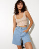 Immagine di Soyke Gilet Top in 70s Prairie Girl Floral