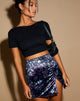 Immagine di Wren Mini Gonna in Dragon Blue