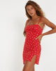 immagine di Stoira Mini Dress in Paisley Fun Red
