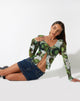 immagine di Sujata Cardi in X-ray Blurred Daisy Green