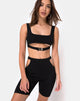 Immagine di Sula Bike Short in nero con clip argento