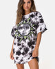 Immagine di Sunny Kiss Tee in Tie Dye Celestial Lime