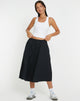 immagine di Takara Midi Skirt in nero