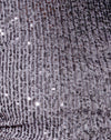 Drappo di paillettes argento