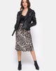Immagine di Tauri Midi Skirt in Jaguar Oversize