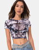 Immagine di Tiney Crop Top in maglia cherubino