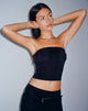 immagine di Tiska Bandeau Top nero