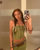 immagine di Tiska Bandeau Top in Lime