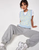 Immagine di Tody Gilet in felpa blu e giallo per bambini