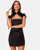 Immagine di Tuli Bodycon Dress in raso nero