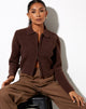 Immagine di Tuzip Cardi in maglia Choco Brown