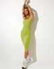 Immagine di Uzma Midi Dress in Rib Leaf Green