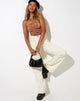 Immagine di Vavo Gilet Top in Fluid Marbling Brown