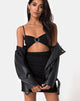 Immagine di Venchy Abito Bodycon con anello di diamanti Nero