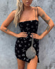 Immagine di Verso Dress in nero con farfalla glitterata
