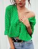 Immagine di Vinequa Blusa in Mini Diana Dot Verde