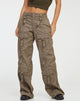 immagine di Vinsa Cargo Trouser in marrone chiaro