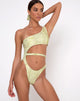 Immagine di Vixie Cutout Swimsuit in Croc Green
