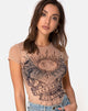 Immagine di Whitney Tee Alchemy in Net Taupe