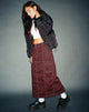 Immagine di Widya Gonna Redwood White Top Stitch