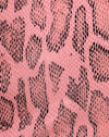 PU serpente rosa