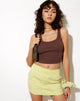 Immagine di Ima Mini Skirt in Green Geo Retro