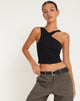 immagine di Xylia Crop Top in Lycra Nero