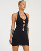 immagine di Yajoh Cutout Dress in nero