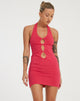 immagine di Yajoh Mini Dress in Rosa Fuschia