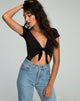 Immagine di Yayo Cutout Bodice in Nero