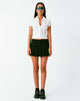 Motel X Olivia Neill - Camicia Yejin in jersey a bolle Bianco vero