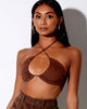 Immagine di Yessa Crop Top in Cacao