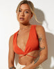 Immagine di Yunda Crop Top in Rib Tangerine