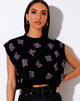 Immagine di Zacha Jumper in maglia Butterfly Nero e Viola