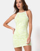 Immagine di Zamora Bodycon Dress in Classic Zebra Lime