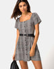 Immagine di Zavacca Mini Abito in Charles Check Grigio