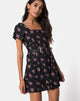 Immagine di Zavacca Mini Dress in Sohey Rose Nero