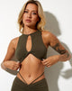 Immagine di Zeme Crop Top in Olive