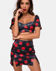 Immagine di Zida Mini Gonna in Raso Stretch Ultimo Rosa Nero
