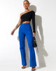 immagine di Zoven Flare Trouser in Twill Blu Cobalto
