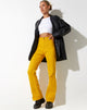 immagine di Zoven Flare Trouser in Twill Sulfur Mustard