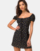 Immagine di Zudema Mini Dress in Pretty Petal Nero