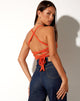 Immagine di Nara Crop Top in Rib Tangerine
