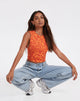 immagine di Baruna Top in Retro Heart Orange